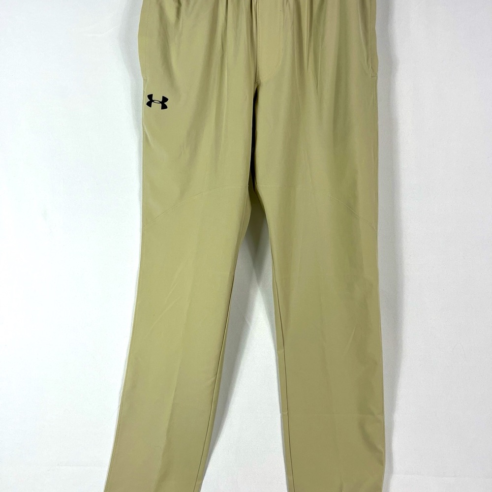 NEW Under Armour Stretch Woven Pants Stone Beige 1366215 Sz S x 30in NWT